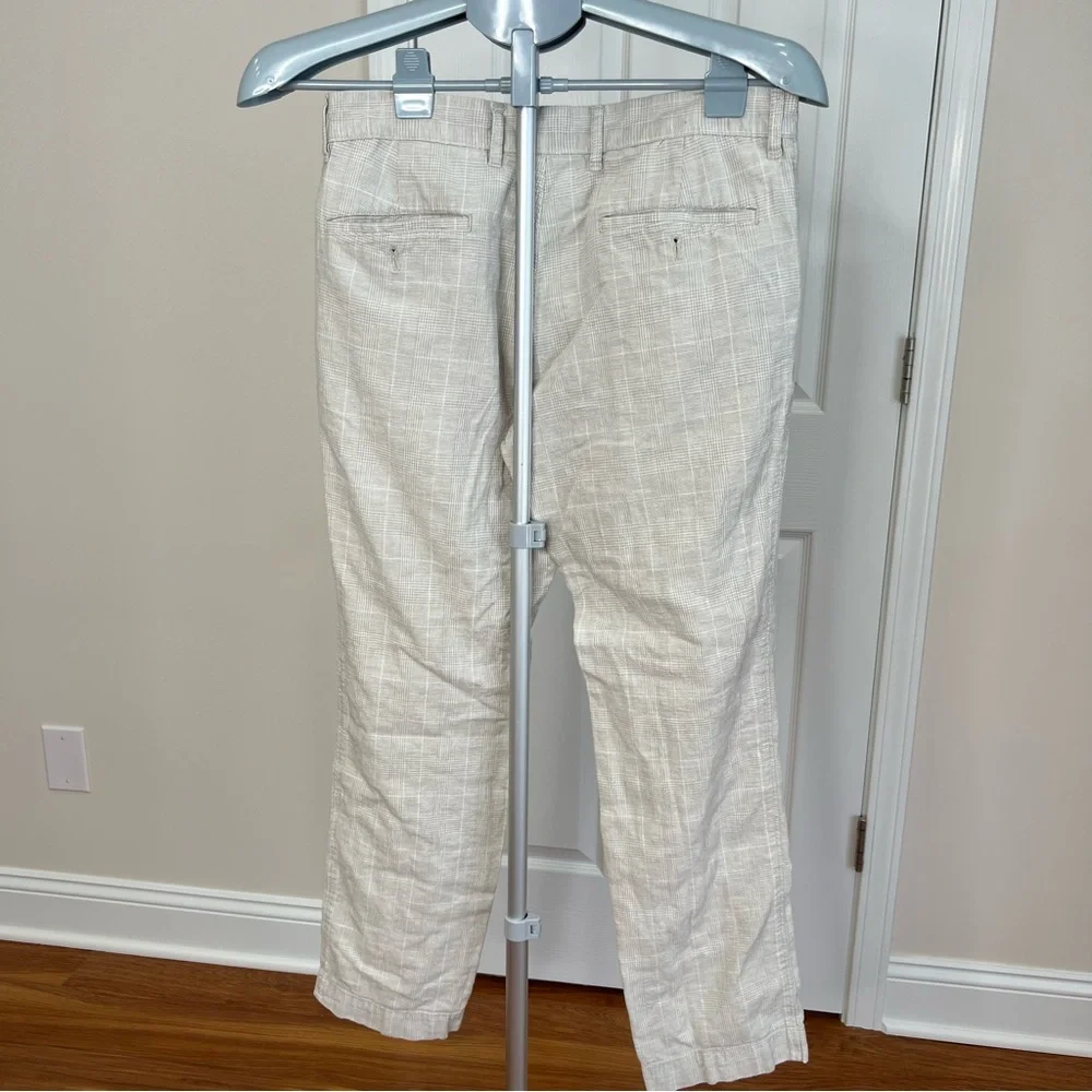 ! J. Crew Men's Plaid Cream Pants